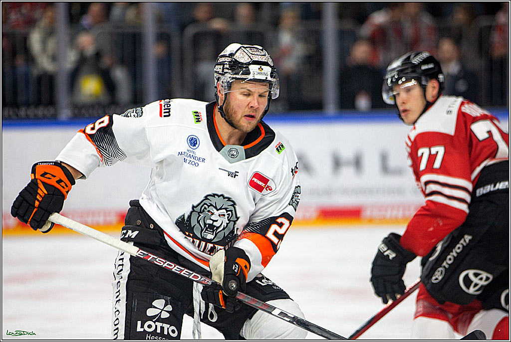 PENNY DEL; Koelner Haie- Loewen Frankfurt; Koeln, 18.12.2022